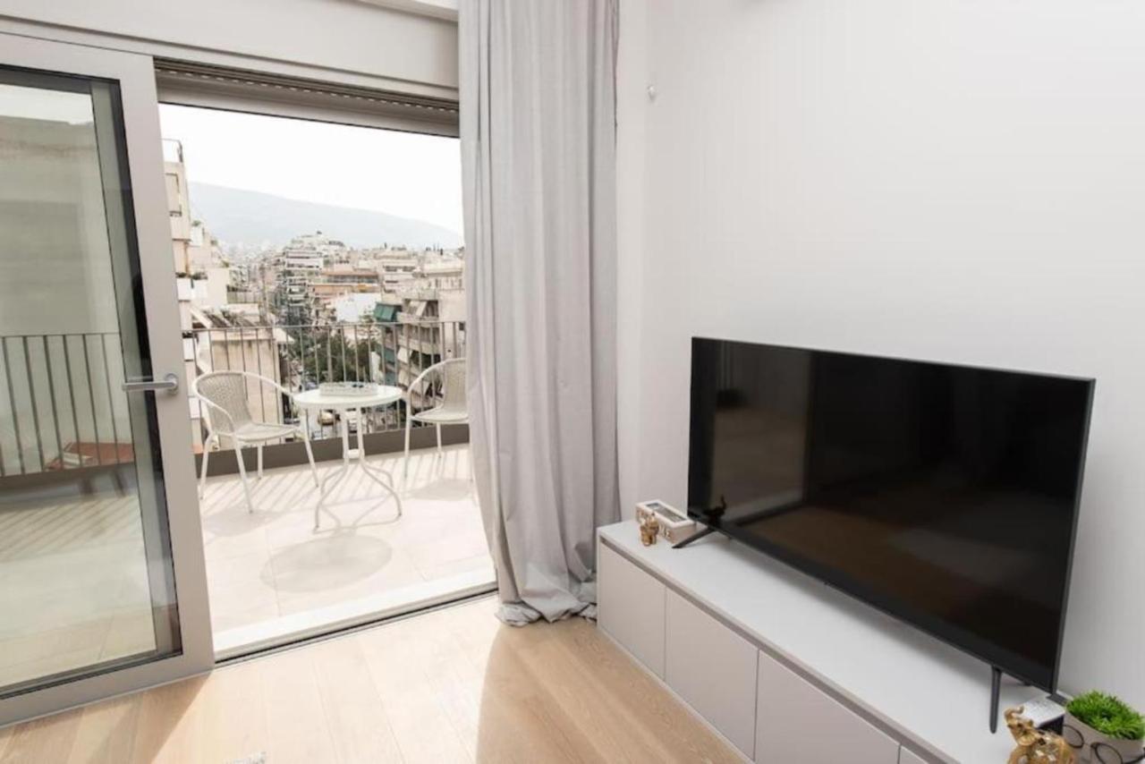 Brand-New Flat With A City View Athens Exterior photo